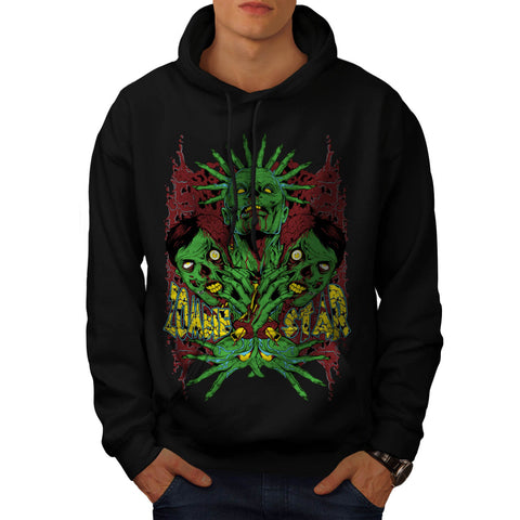 Monster Zombie Star Mens Hoodie