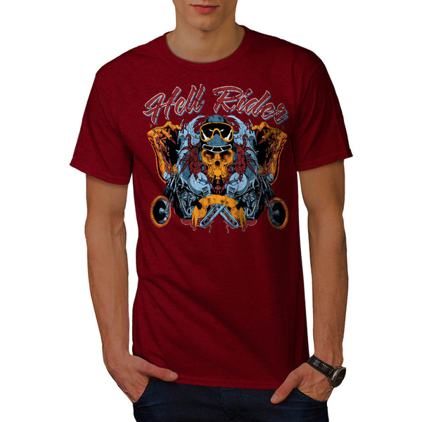 Hell Rider Chopper Mens T-Shirt
