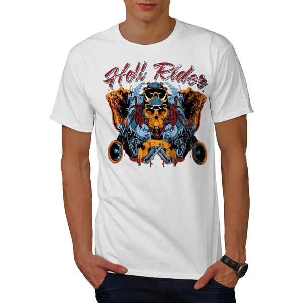 Hell Rider Chopper Mens T-Shirt