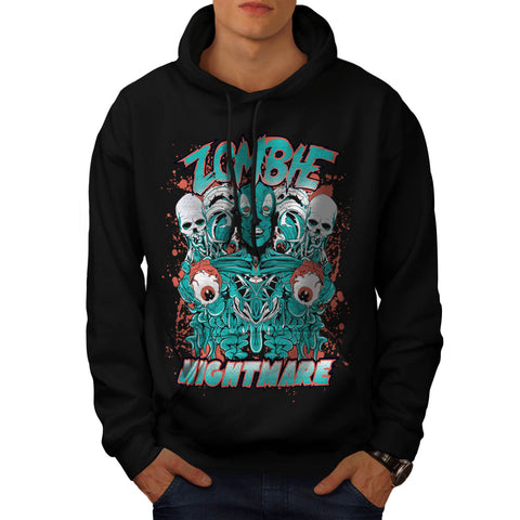 Dead Zombie Nightmare Mens Hoodie