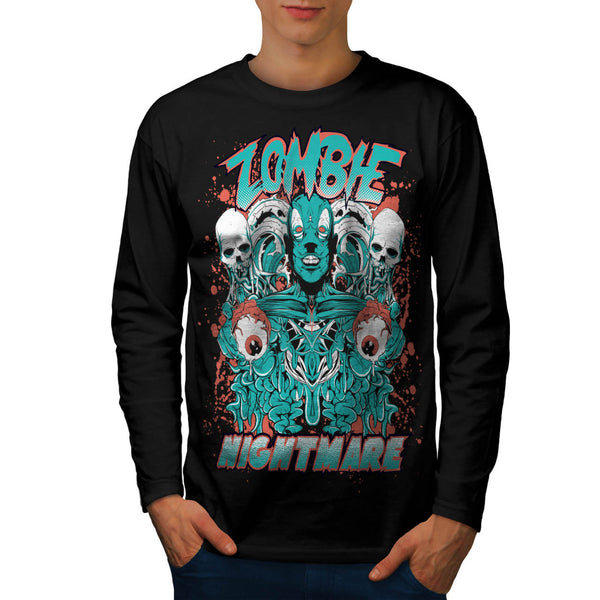 Dead Zombie Nightmare Mens Long Sleeve T-Shirt