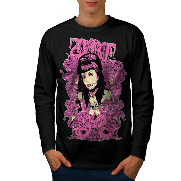 Zombie Royal Queen Mens Long Sleeve T-Shirt