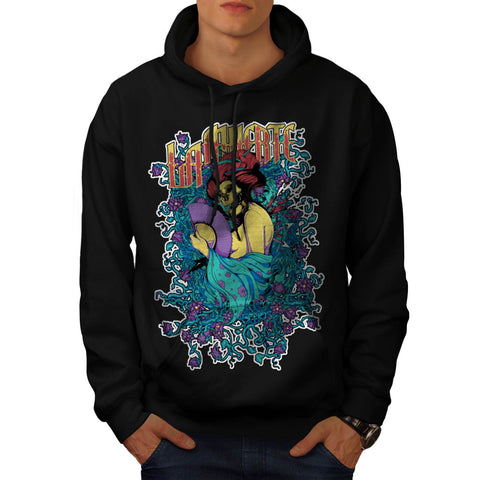Japan Hell Ghost Lady Mens Hoodie