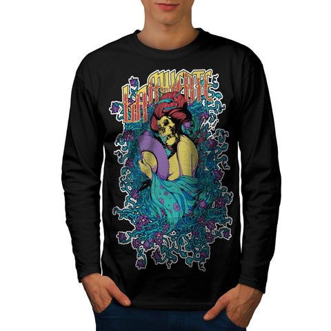 Japan Hell Ghost Lady Mens Long Sleeve T-Shirt