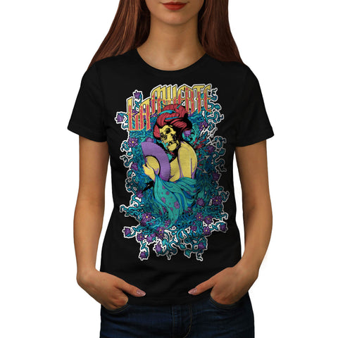 Japan Hell Ghost Lady Womens T-Shirt