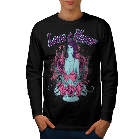 Love And Honour Lady Mens Long Sleeve T-Shirt