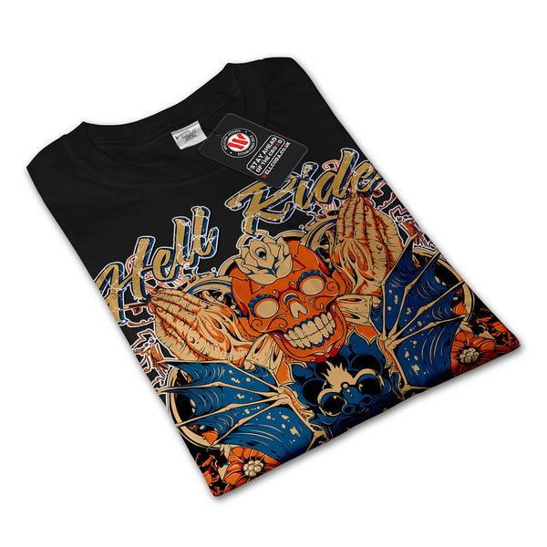 Hell Rider Samurai Mens Long Sleeve T-Shirt