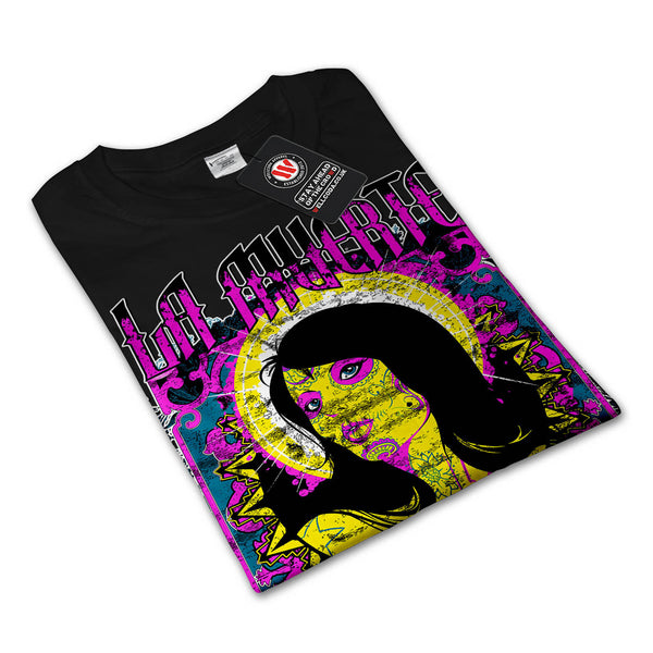 La Muerte Colour Lady Mens Long Sleeve T-Shirt