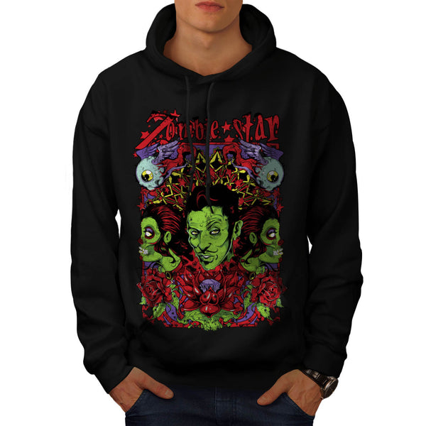 Zombie Star Group Wax Mens Hoodie