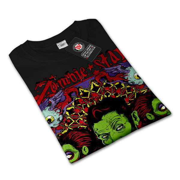 Zombie Star Group Wax Mens Long Sleeve T-Shirt