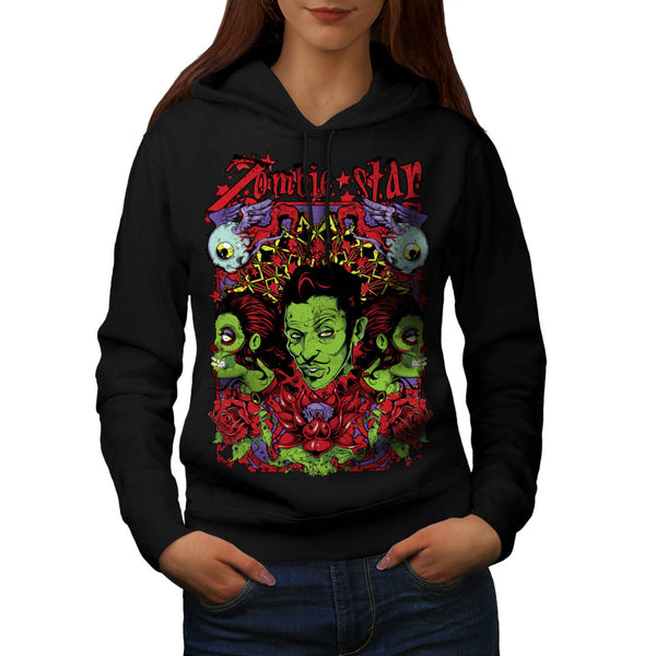 Zombie Star Group Wax Womens Hoodie