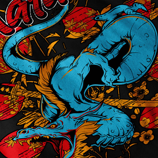 Katana Dragon Slayer Mens Long Sleeve T-Shirt
