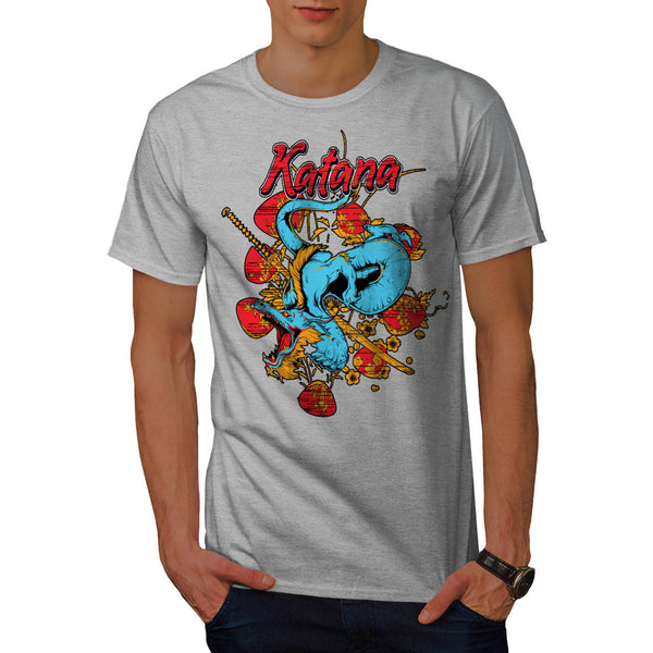 Katana Dragon Slayer Mens T-Shirt