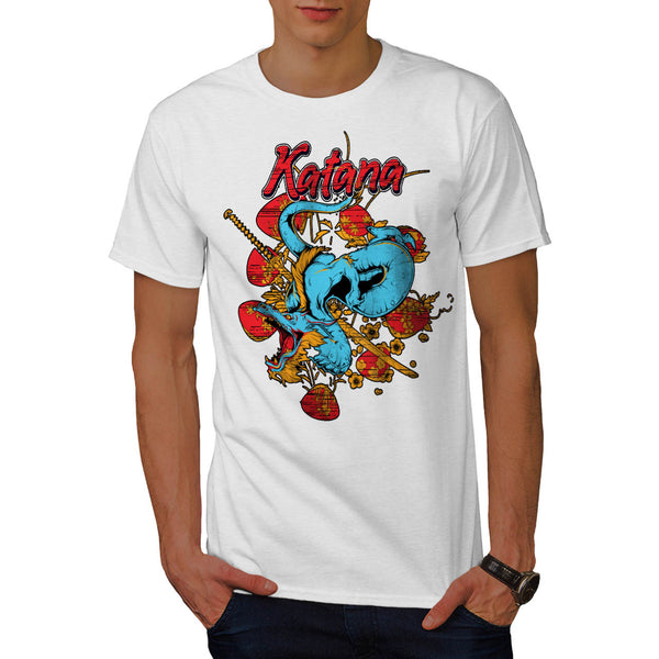 Katana Dragon Slayer Mens T-Shirt