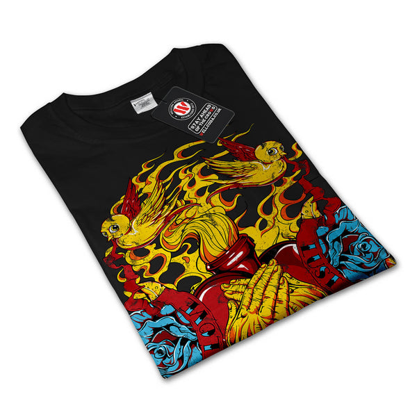 Heart Beats Prayer Mens Long Sleeve T-Shirt
