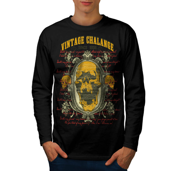 Vintage Challenge USA Mens Long Sleeve T-Shirt