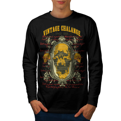 Vintage Challenge USA Mens Long Sleeve T-Shirt