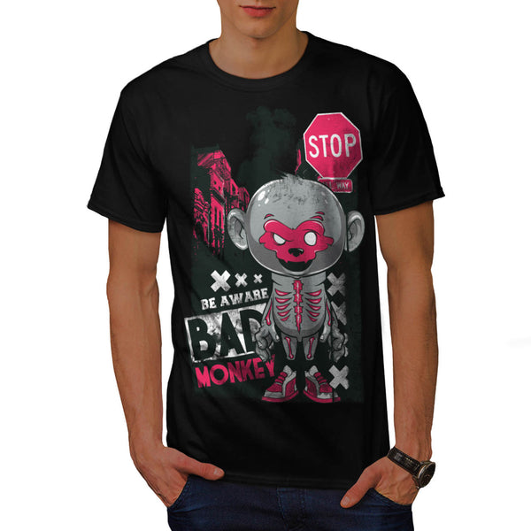 Evil Horror Monkey Ape Mens T-Shirt
