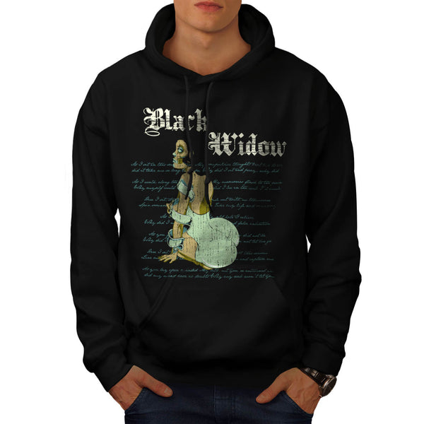 Black Widow Dress Mens Hoodie