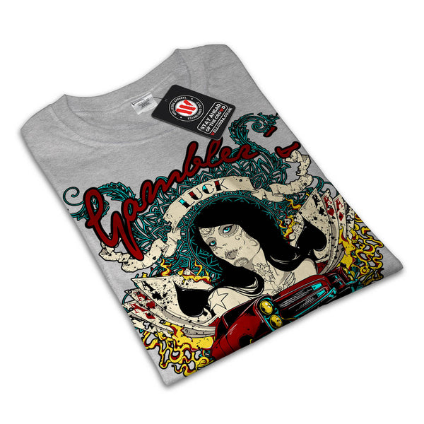 Gambler Beginner Luck Mens T-Shirt