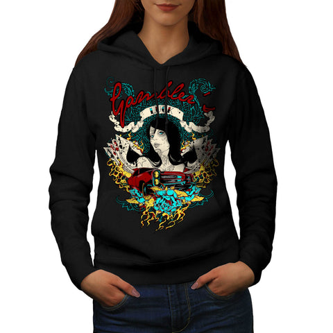 Gambler Beginner Luck Womens Hoodie