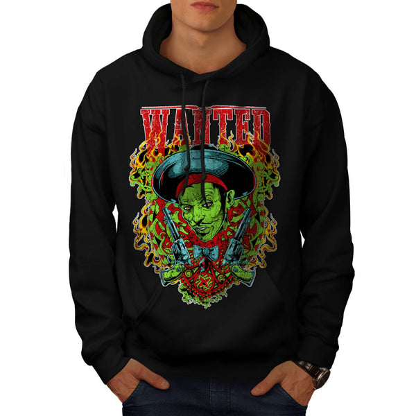 Wanted Dead Or Alive Mens Hoodie