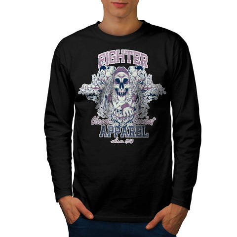 Fighter Classic Team Mens Long Sleeve T-Shirt