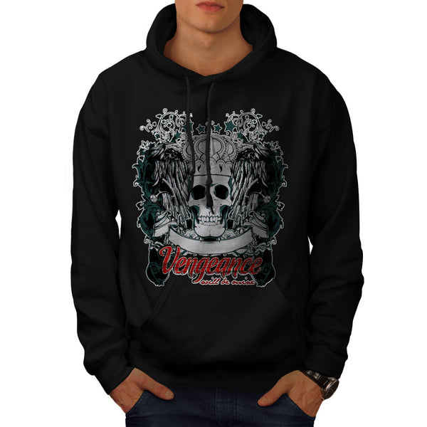 Vengeance Revenge Eye Mens Hoodie