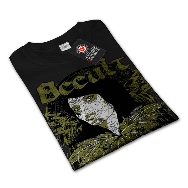 Occult Cult Lady Girl Mens Long Sleeve T-Shirt