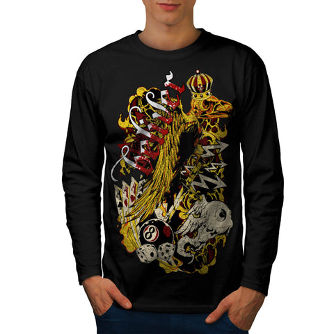 Believer Gambler Win Mens Long Sleeve T-Shirt