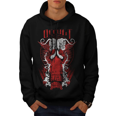 Occult Death Robe Mens Hoodie