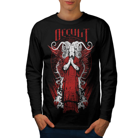 Occult Death Robe Mens Long Sleeve T-Shirt
