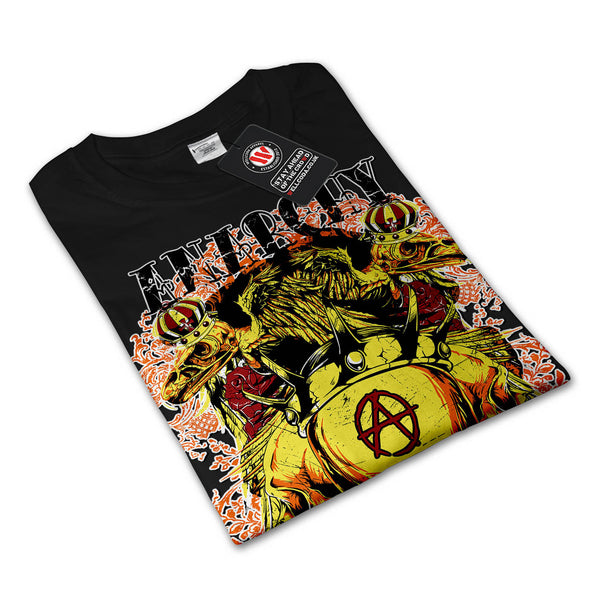 Anarchy Royal Skull Mens Long Sleeve T-Shirt