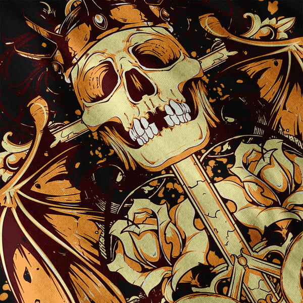 Blow Of Mercy Skull Mens Long Sleeve T-Shirt