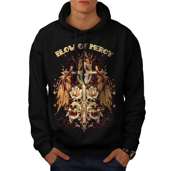 Blow Of Mercy Skull Mens Hoodie