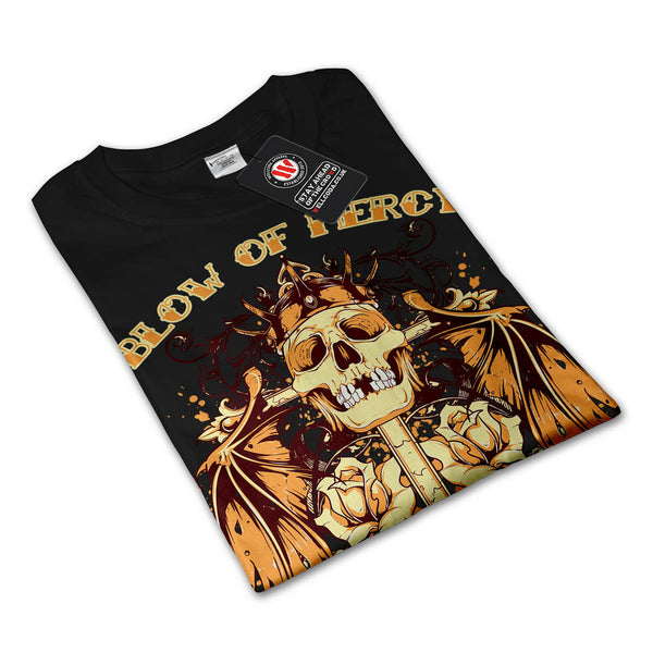 Blow Of Mercy Skull Mens Long Sleeve T-Shirt