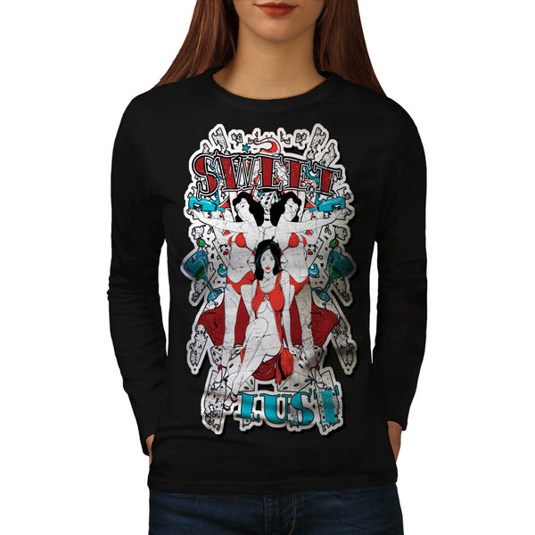 Sweet Lust Casino Bet Womens Long Sleeve T-Shirt