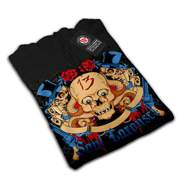 Soul Carousel Skull Mens Hoodie
