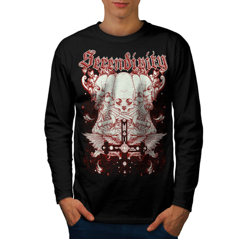 Serendipity Tombstone Mens Long Sleeve T-Shirt