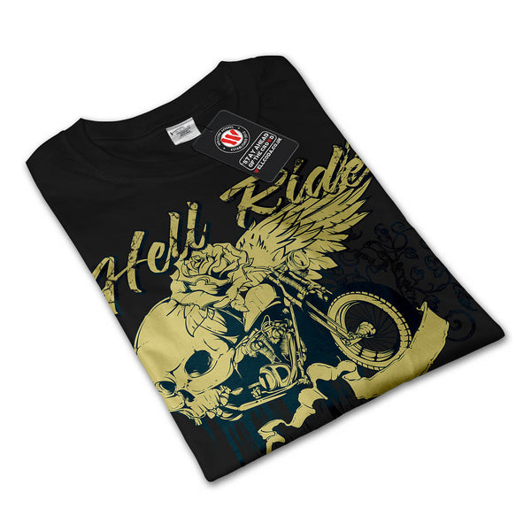 Hell Rider Biker Life Mens Long Sleeve T-Shirt