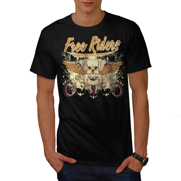 Free Rider Bike Gang Mens T-Shirt