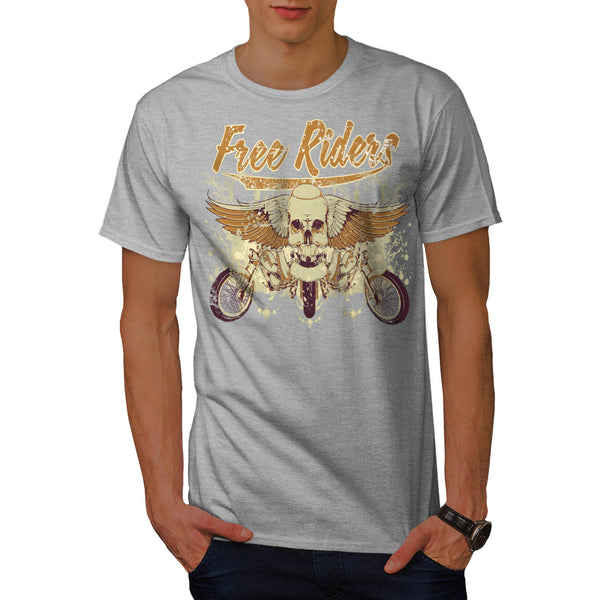 Free Rider Bike Gang Mens T-Shirt