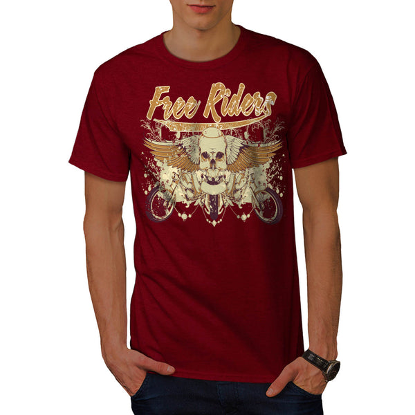 Free Rider Bike Gang Mens T-Shirt