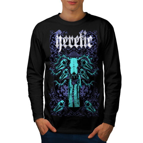 Heretic Monster Hell Mens Long Sleeve T-Shirt