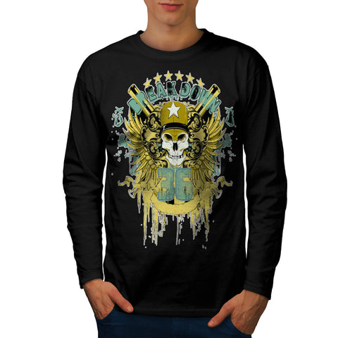 Break Down Troop Army Mens Long Sleeve T-Shirt