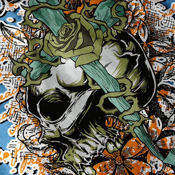 Monster Skull Curse Mens T-Shirt