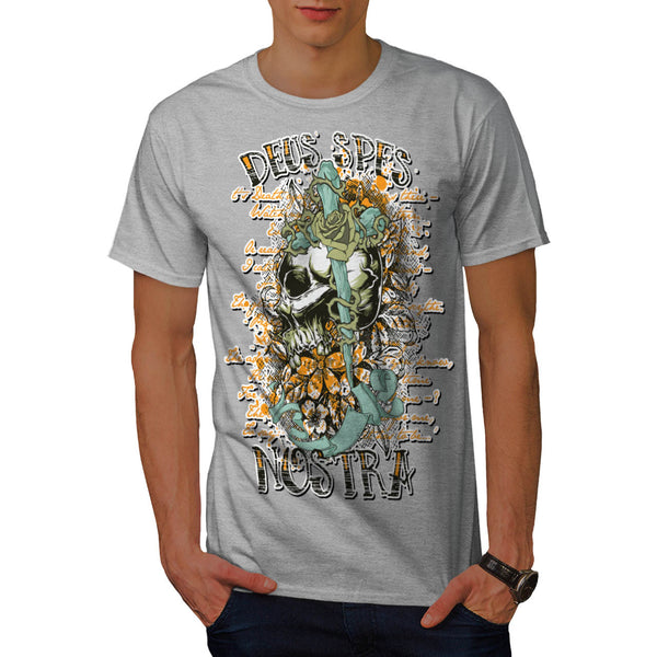 Monster Skull Curse Mens T-Shirt