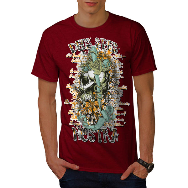 Monster Skull Curse Mens T-Shirt