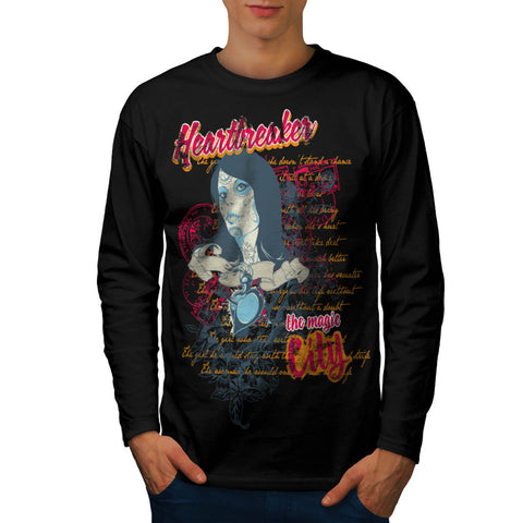 Heart Breaker Magic Mens Long Sleeve T-Shirt