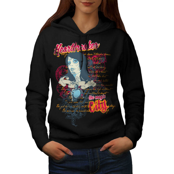 Heart Breaker Magic Womens Hoodie